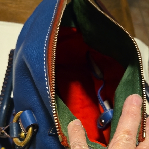 Dooney & Bourke Florentine Leather Satchel - Picture 4 of 16